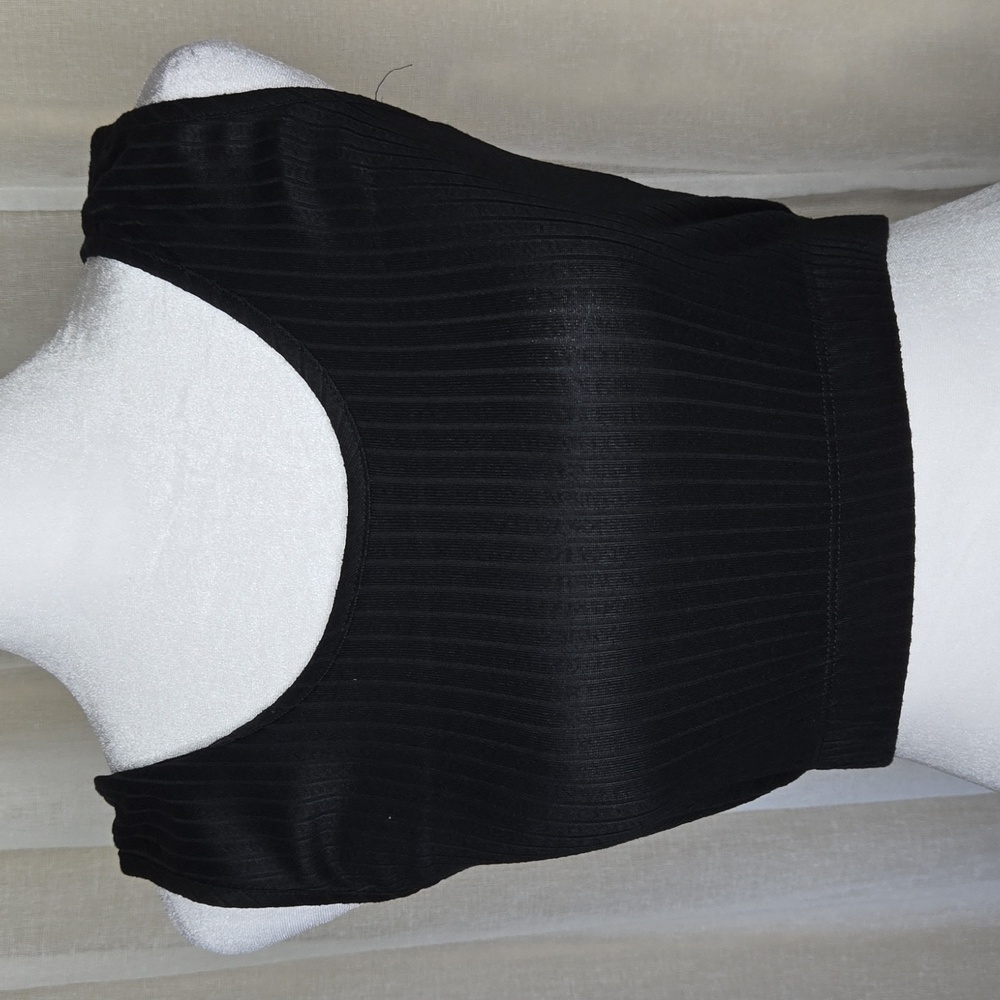 Black Ribbed Three-Piece Set - Picture 3 of 5